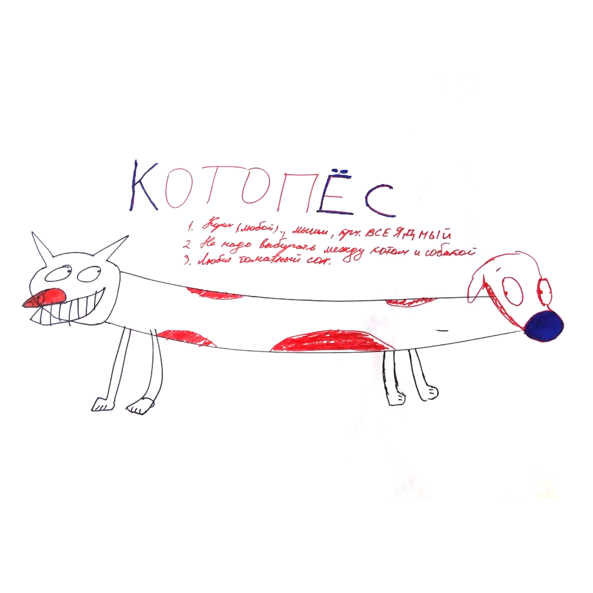 Рисунок котопса